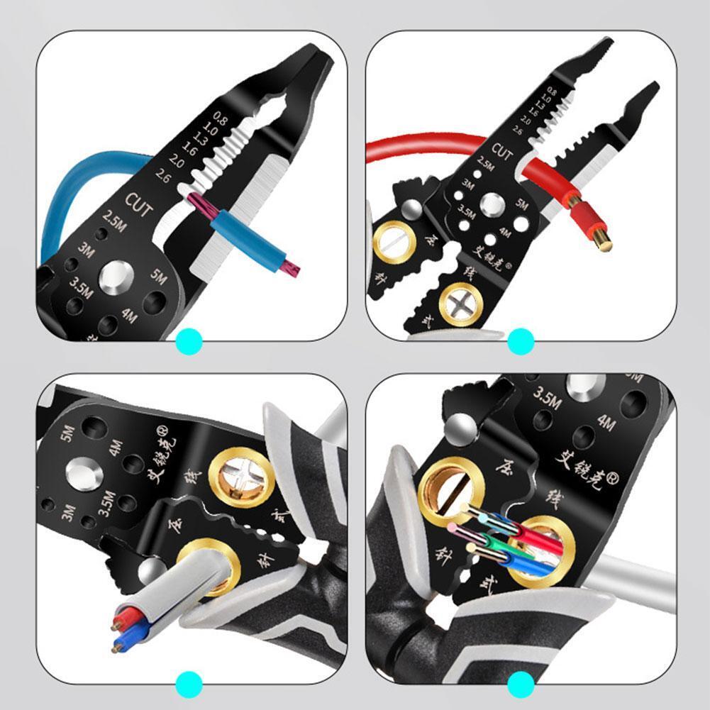 Многофункциональные инструменты для зачистки проводов, инструмент для зачистки проводов, обжим электрического кабеля