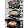 Double Sided Granite Casting Flatbread Pancake Grill Pan Handle Removable Baked Grill Pastry Tray