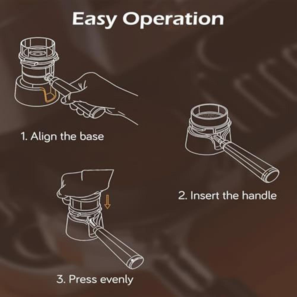 Основание темпера для кофе Для-Ninja Espresso ES601 Совместимая ручная подставка-держатель для портафильтра, Стабильность, Нескользящая основа из ПЭТГ