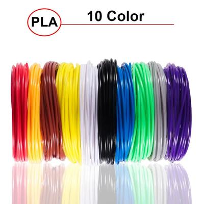 5M 5/10/20 цветов стержни для 3D-ручек Pla 3D-печатные кабели филаментные материалы для печати высокоточный принтер кабель Mate