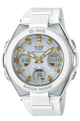 Casio Солнечные часы Белые Baby-G G-MS Радиоуправляемые MSG-W100-7A2JF Женские