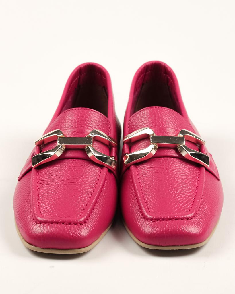 Лоферы Mario Muzi 866 36 Фуксия кожа