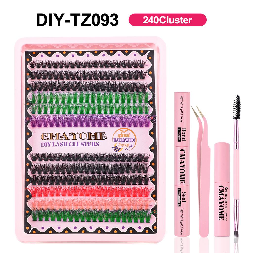 Diy Color Eyelash Extension Kit Thick Simulation D Song Large Capacity False Eyelashes