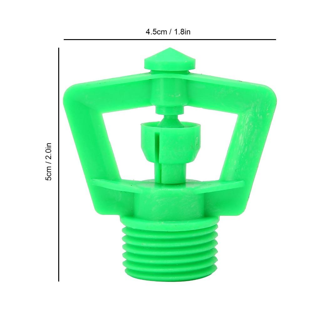 10PCS G1/2 Male Thread Irrigation Sprinkler 360 Degree Lawn Sprinkler Garden Lawn Irrigation