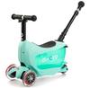 Самокат-беговел Micro Mini2Go Deluxe Plus мятный MMD031