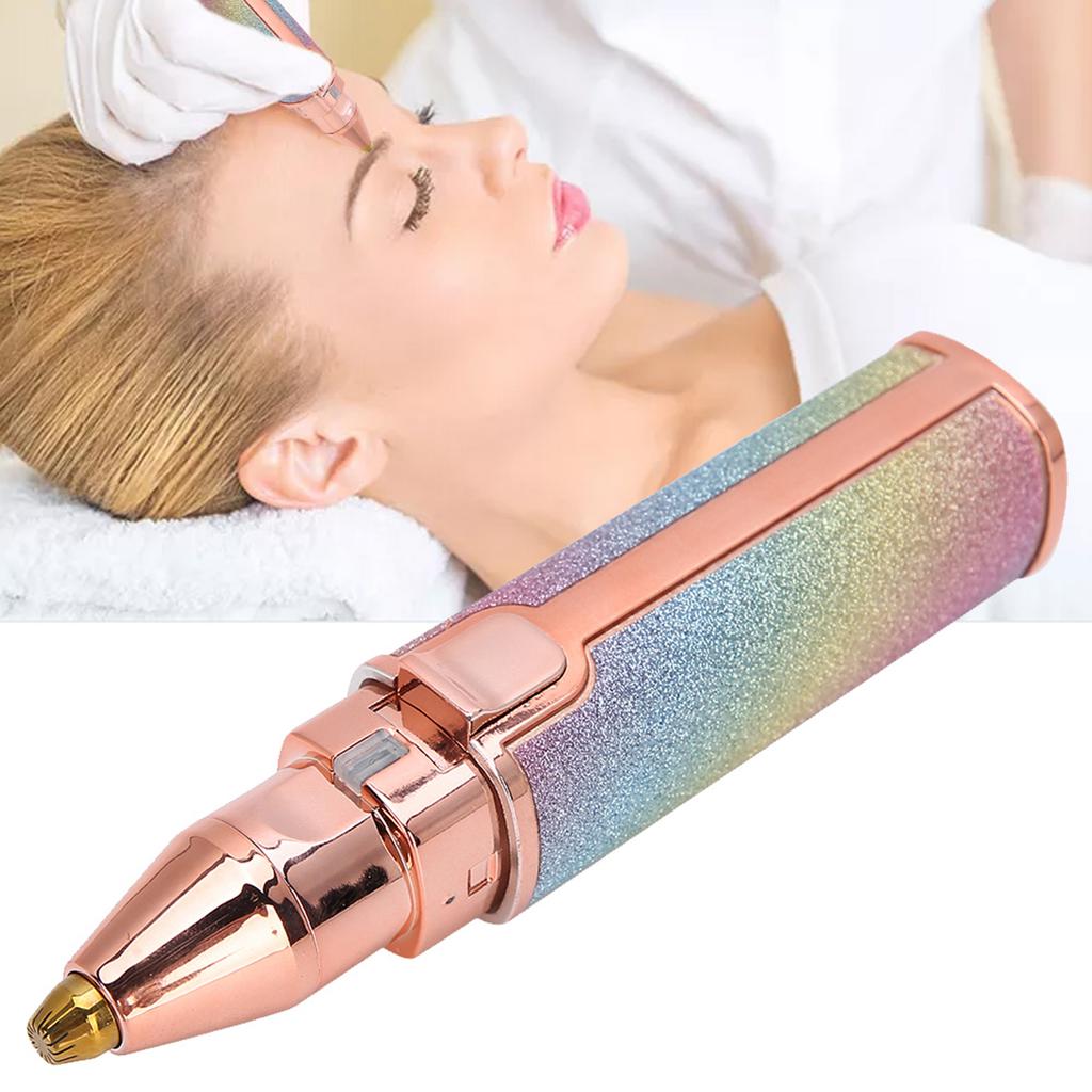 USB Hair Removal Shaver Women Electric Body Face Hair Shaver Machine with Light