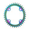 32T/34T/36T/38T Bike Chainring 104BCD Positive Negative Tooth Single Speed Oval Shape Bike Sprocket for 7-12 Speed