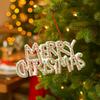 English Letter Merry Christmas Letter Pendant Plastic Xmas Tree Ornaments  Christmas Tree