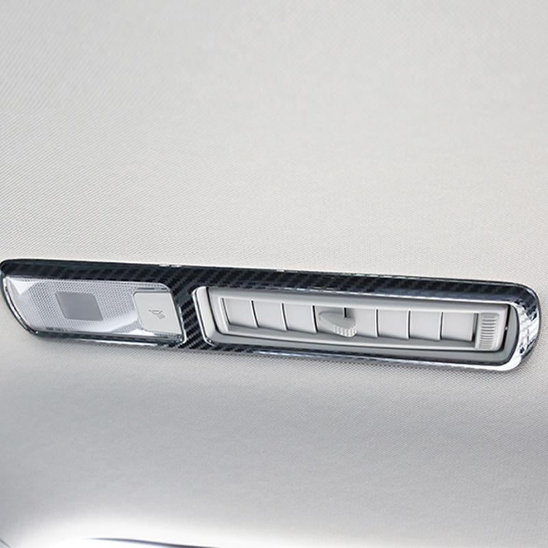 Для Toyota Highlander XU70     2024 Гибрид Нержавеющая сталь Накладки-стикеры на рамку вентиляционного отверстия на крыше салона автомобиля