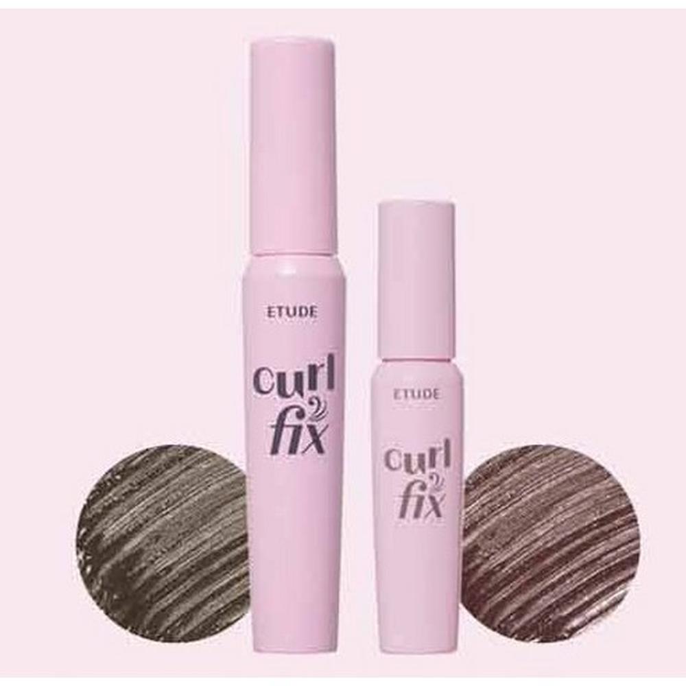 Etude Тушь для фиксации завивки Mini 4 г Черная, Корейская