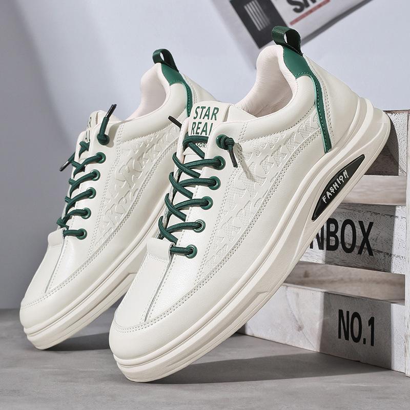 Новые весенние мужские кеды, модные трендовые одинарные туфли, универсальная спортивная повседневная обувь, корейский стиль, молодежная мужская обувь