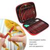 Knitting Needles Set Various Sizes Available Detachable Circular Interchangeable Knitting Needles Crochet Kit for Gift