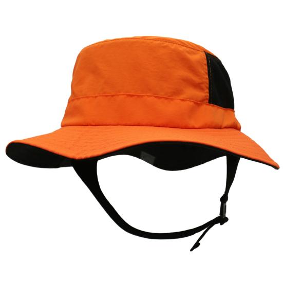 Outdoor Surf Sun Hat with Adjustable Chin Strap Soft Breathable Quick Dry Wide Brim UV Protection Fisherman Hat