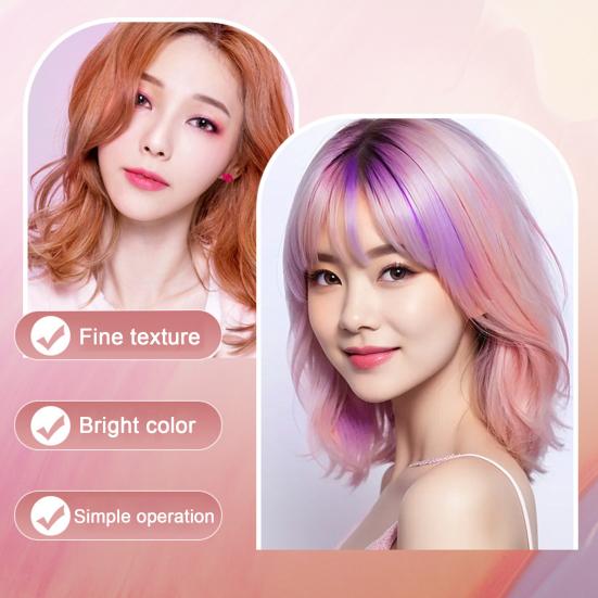 1/8 шт 8 цветов временный мел для волос стираемый одноразовый краска для волос прессованный порошок одинарный