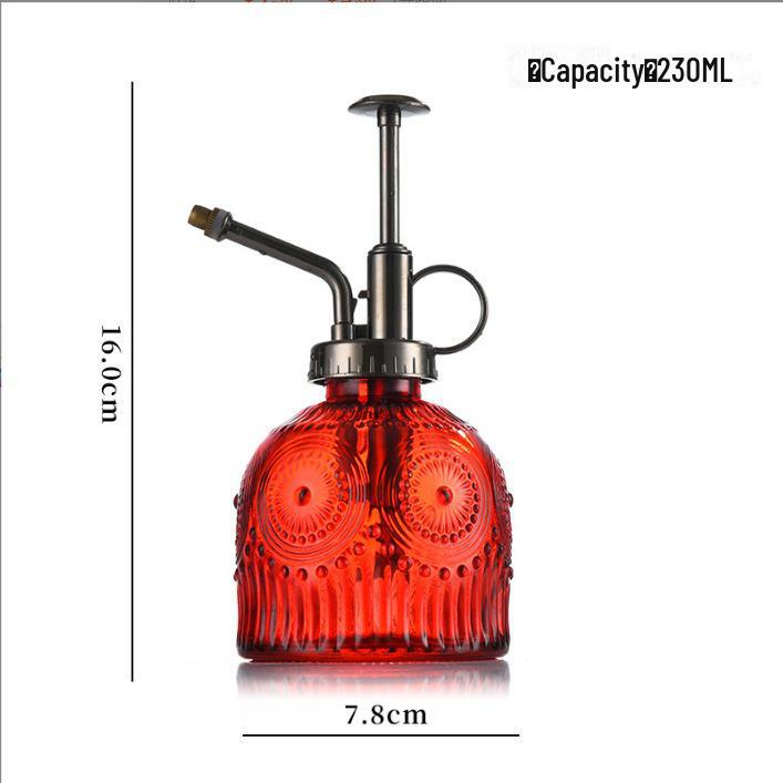 Ретро Подсолнух Стеклянная лейка и распылитель для сада