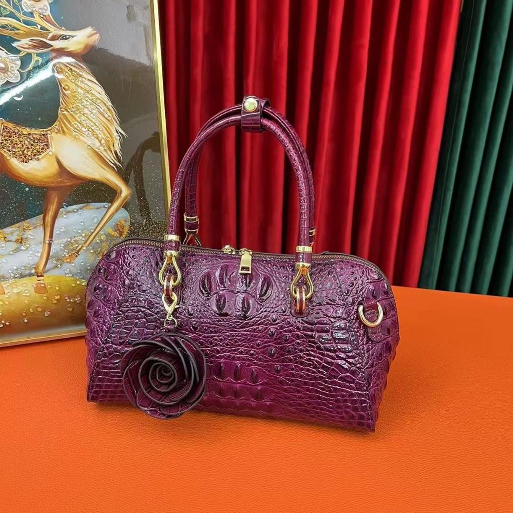 Премиальная женская сумка через плечо, мессенджер, большая вместимость, сумка-подушка с тиснением под крокодила