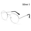 Fashion Classic Metal Anti -Blue Light Glasses Women Men Vintage Round Frame Computer Game Goggles Blue Ray Blocking Eyeglasses