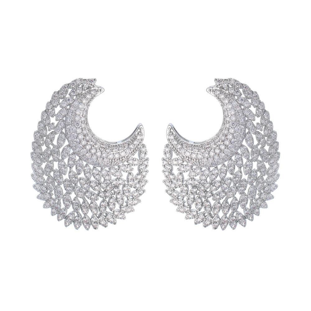 Серьги с бриллиантовым темпераментом, Личность, Роскошные миниатюрные циркониевые серьги для банкетного платья