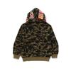 Толстовка на молнии с камуфляжным акулой Bape X Clot 0ZXSWM115913N