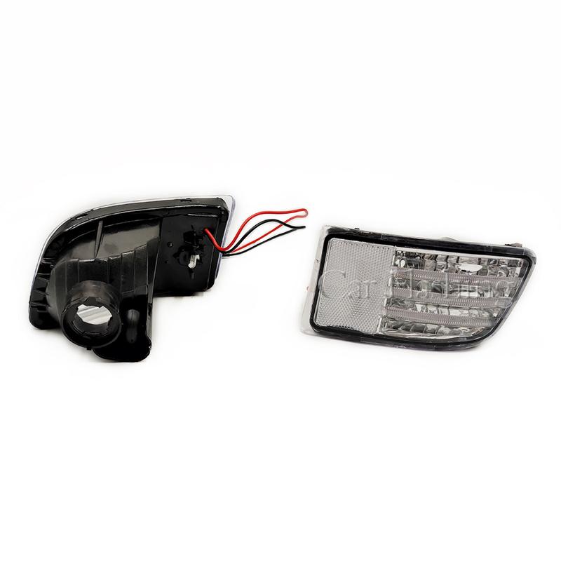 LED Rear Bumper Reflector Brake Light For Toyota Land Cruiser Prado 120 2002-2009/4Runner 2003-2005 Fog Lamps Signal With Light