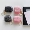 Розово-черный узор с ракушками для чехла Bluetooth-гарнитуры Apple AirPods Pro 1-го поколения Чехол для наушников 1-го поколения 1