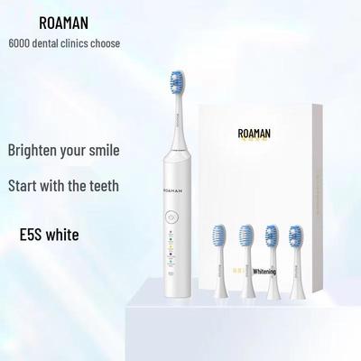ROAMAN E5S Звуковая электрическая зубная щетка вилка CN (адаптер в комплекте)
