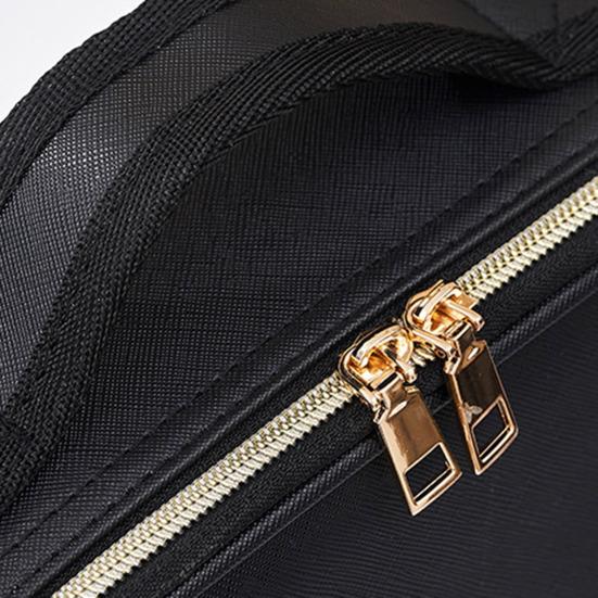 Косметичка со светодиодной подсветкой, зеркальной застежкой-молнией, большой вместительной ручкой, водонепроницаемой для путешествий