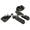 Modified Black Adjustable Foot Pegs - Pair (32mm / 1.25")