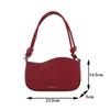 Маленькие милые подмышечные сумки через плечо для женщин, трендовый дизайн, кожаные сумки и кошельки, красная ручная сумка, женская сумка KTY