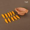 1/12 Dollhouse Simulation Vegetable Basket Set Dollhouse Vegetables Decoration Dolls House Miniature Kitchen Play Toys
