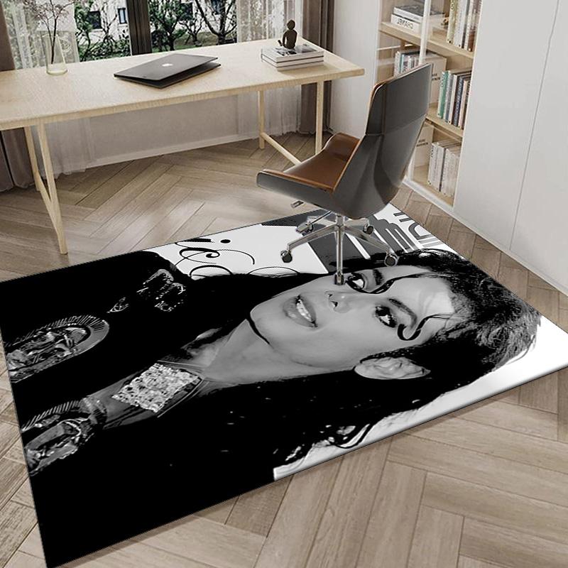 Michael muisc Carpet, Chair Rug,Rug for Office Bedroom living rooms, Doormat decor Fan Gift Christmas Gift