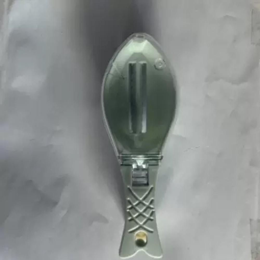 JOYBLISS Терки для рыбной чешуи Скребок Инструмент для чистки рыбы Устройство для соскабливания чешуи с крышкой Дом Кухня Приготовление пищи Инструмент для рыбы Кухонные инструменты