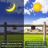 (2Pcs)2/4pcs Solar Powered Animal Repellent Ultrasonic Deterrent Dog/cat/bird Repeller Sonar With Led Light