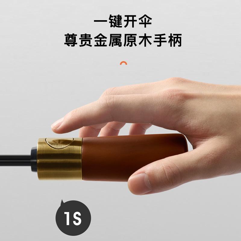 Автоматическая ручка-трость, зонт с улучшенным сенсорным управлением, увеличенный утолщенный усиленный зонт, мужской и женский зонт от солнца