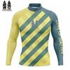 Mens Long Sleeve Quick-Dry Rash Guard Surfing Swimming Diving UV Protection Athletic Fit