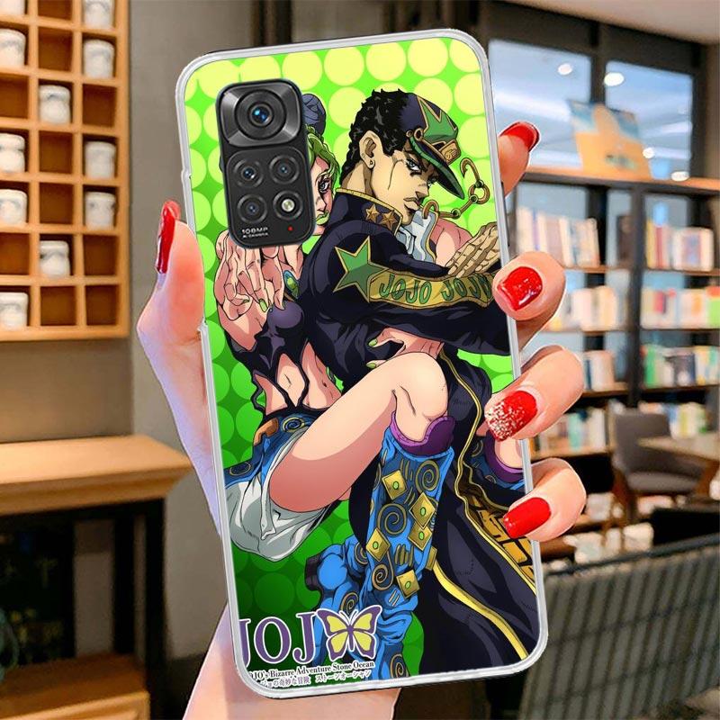 Чехол для телефона JoJo's Bizarre Adventure Для Xiaomi Redmi Note 15 14 13 12 11 10 Pro Plus 14S 12S 11S 11T 11E 10S Мягкие Fundas She