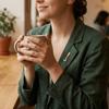Small Size Coffee Spoon Lapel Pins Creative Metal Metal Badges Spoon Brooch  Jackets Accessories