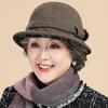 Multi-style Hats, Autumn and Winter New Fashion Warm Wool Unilateral Curling Edge Medium and Old Basin Hats