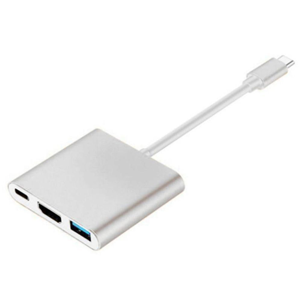 Professional Multi-port Adapter USB-C USB 3.0 USB 3.1 Type C 3 in 1 Hub 4K HDMI