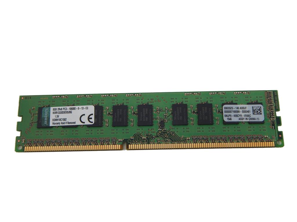 Kingston Kingston Server Memory DDR3 1333 8GB ECC Unbuffered DIMM (PC3-10600) KVR1333D3E9S/8G