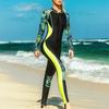 Woman Wetsuits Full Body Swimsuit Camouflage One Piece Scuba Free Diving Suits with Chest Pad for Cold Water Swimming Surfing Su