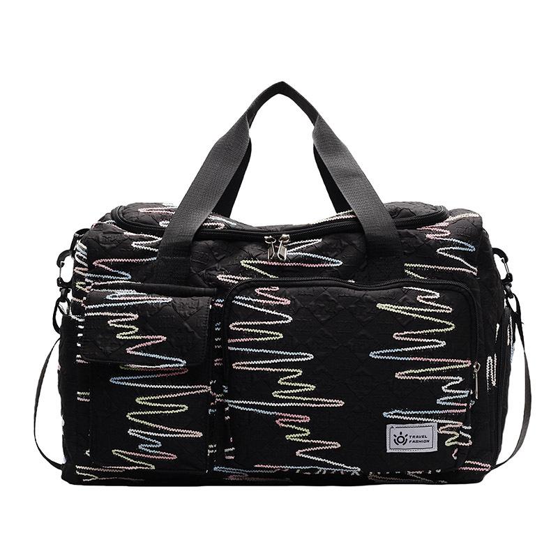 Korean-style women's yoga fitness bag, new model with dry and wet separation, multi-pocket travel bag, handbag for pregnant women and maternity use