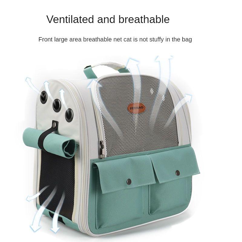 Сумка для кошек, портативный космический рюкзак для домашних животных, школьная сумка для кошек, рюкзак для собак, сумка для кошек, складная и дышащая, большая