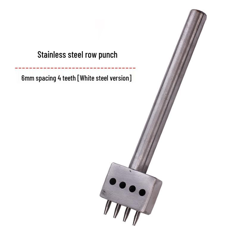 Ручной DIY Пробойник для Кожаного Ременья - Круглый Рядный Инструмент