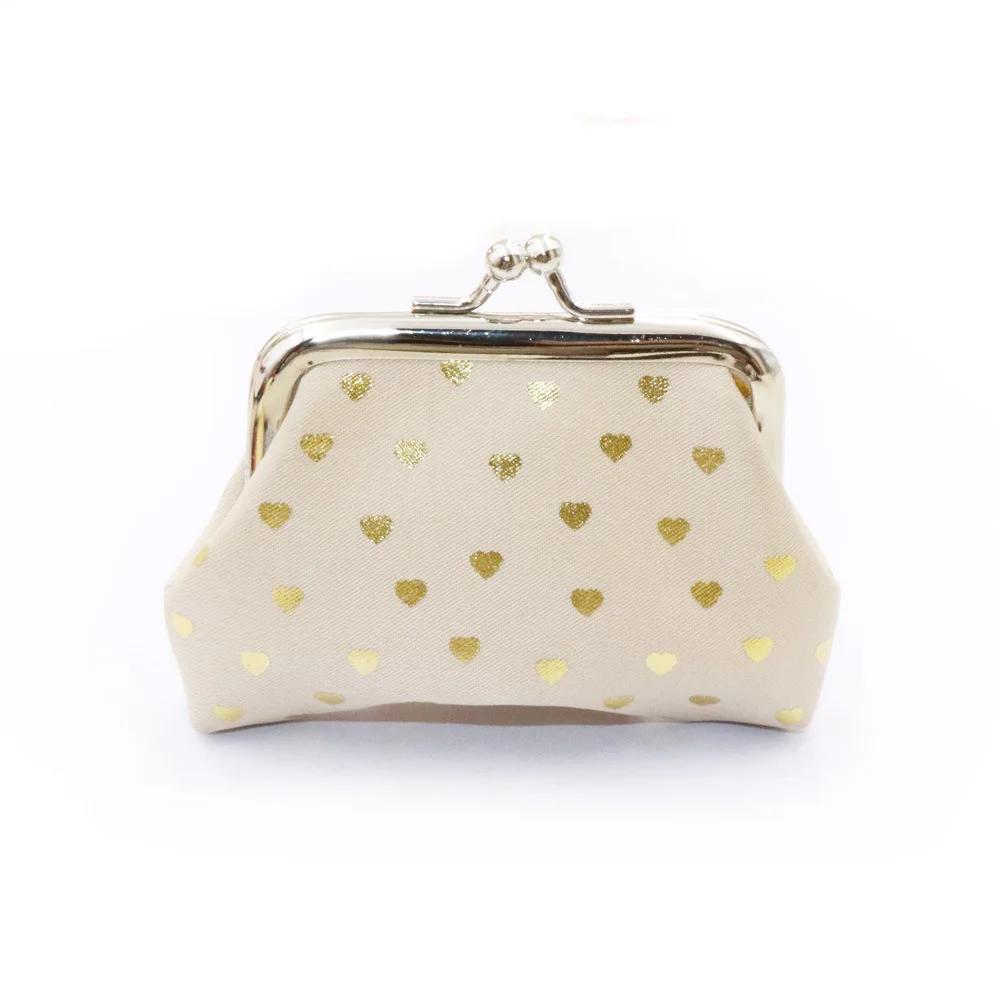 Women's Coin Purse Oil Wax Leather Wallet 4 Inch Buckle Mini Wallet Coin Bag Lipstick Storage Bag Ladies ClutchBag