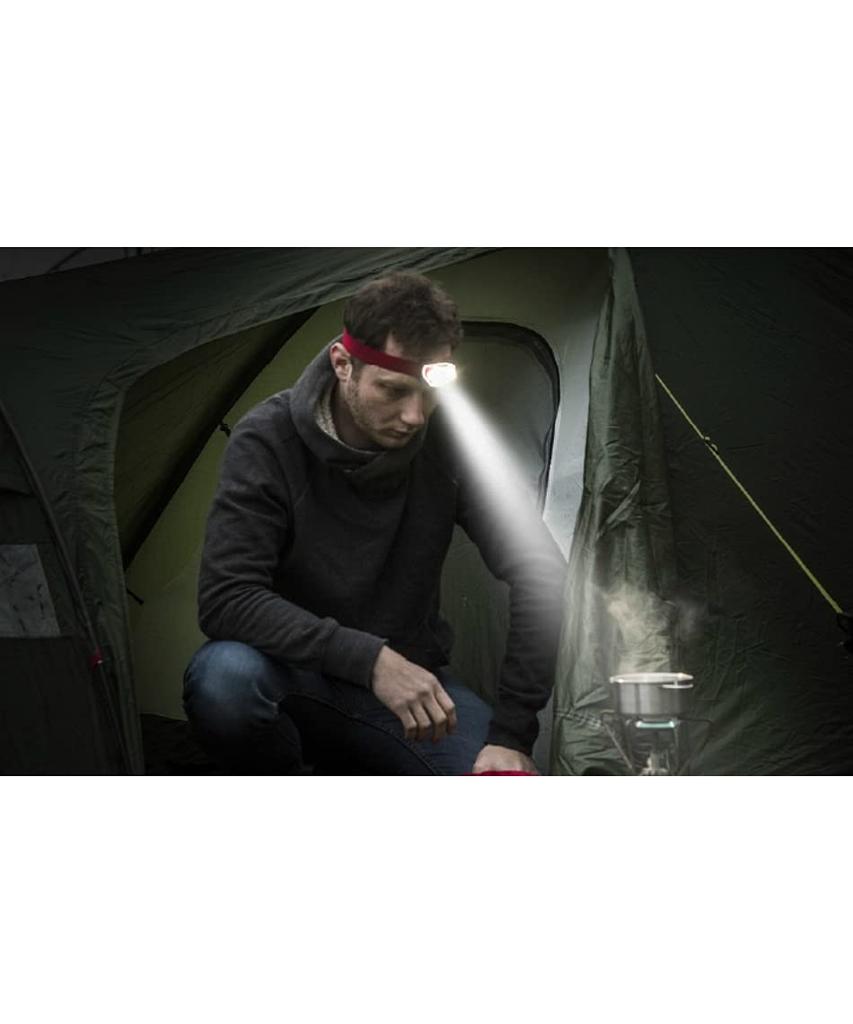 Energizer LED Vision HD Headlight with 4 Light Off Adjustable Head Angle Brightness 300lm Maximum Light Time 35 HDB323 Modes, One-Push Function,