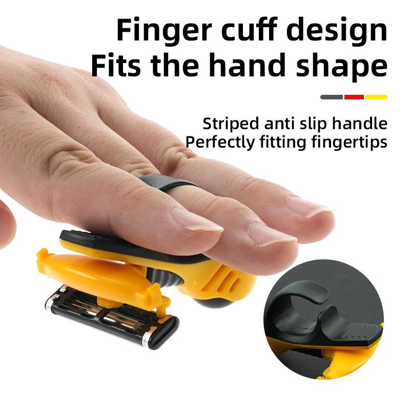 Men's Head and Skull Shaving Razor Manual Shaving Head Razor Small Car-shaped Portable Hair Clipper Shaver