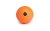 Черный ролик немецкого производства легкий эластичный мяч оранжевый (8см/17г)