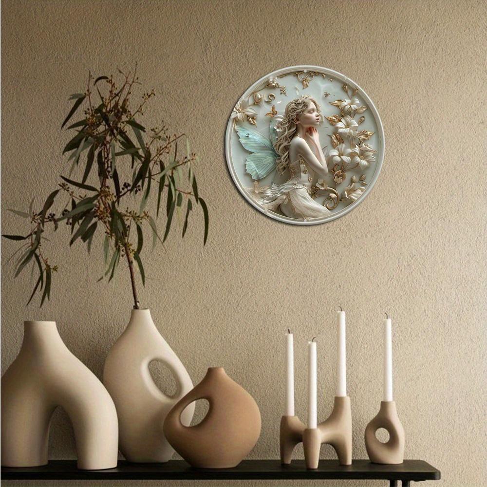 Круглый деревянный знак, украшение комнаты в стиле фей и эльфов, украшение сцены, украшение бара, праздничный подарок для друзей и семьи