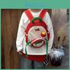 Backpack With Preschool Dog Pendant Curved Shoulder Straps For Comfortable Wear